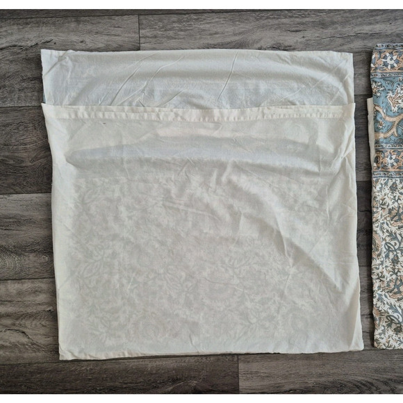 Sold! Pottery Barn Selena Kalamkari Cotton Euro Pillow Shams 26inx26in Set of 2 - Picture 5 of 8